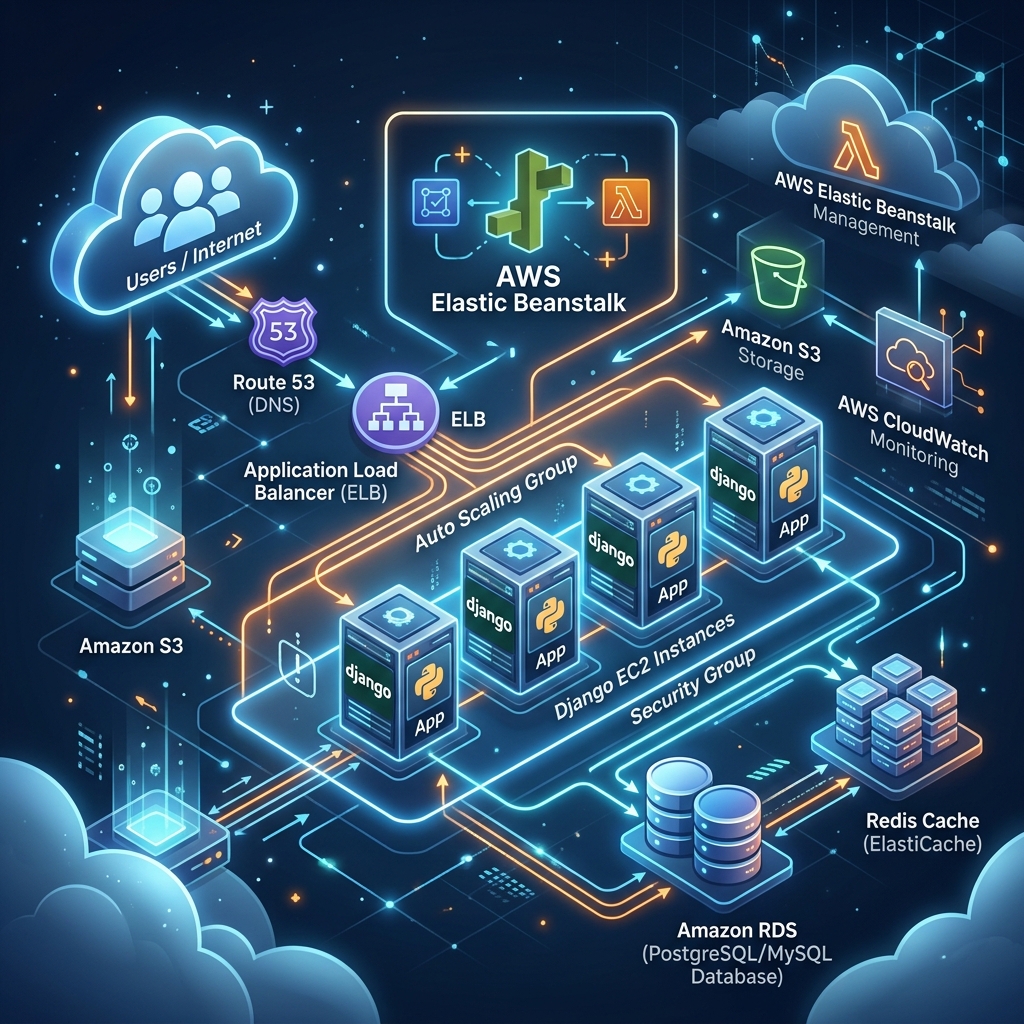 Django AWS Elastic Beanstalk Banner