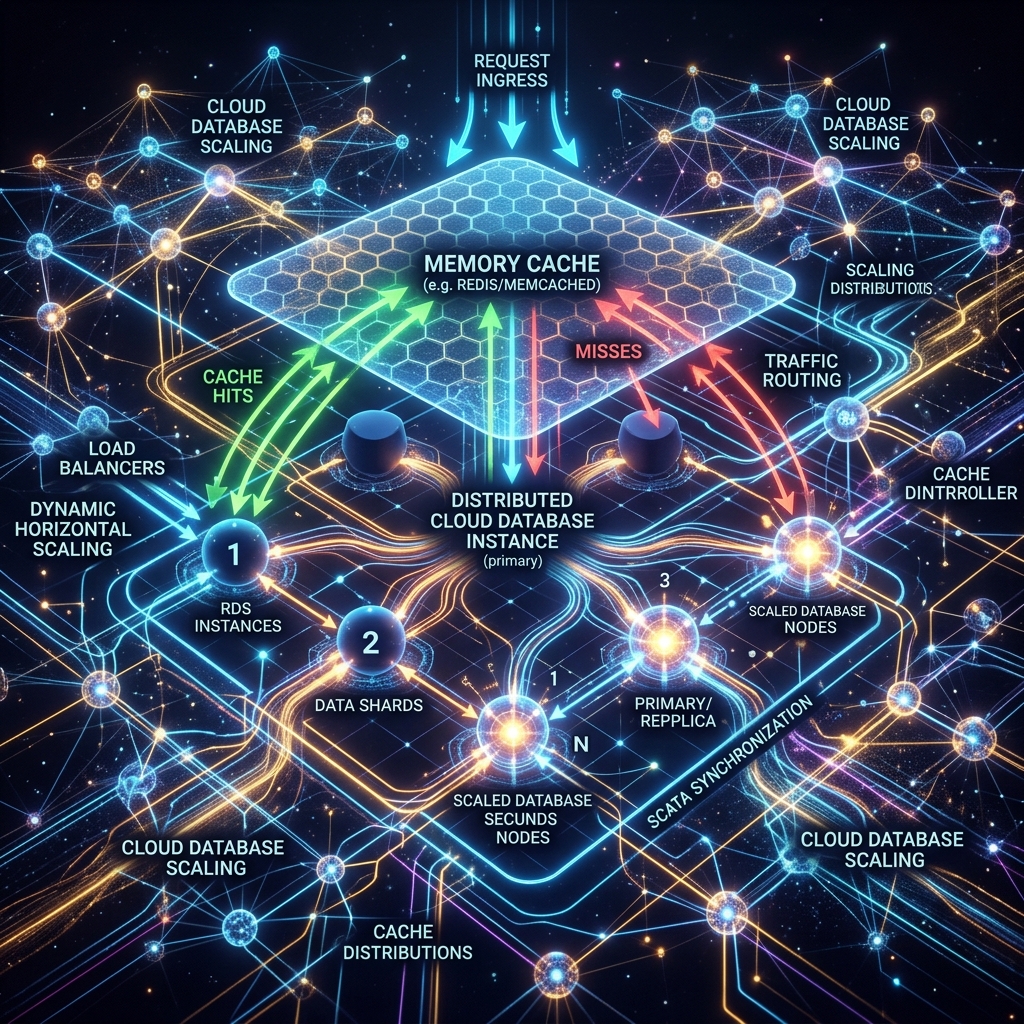 Scaling Django architecture diagram